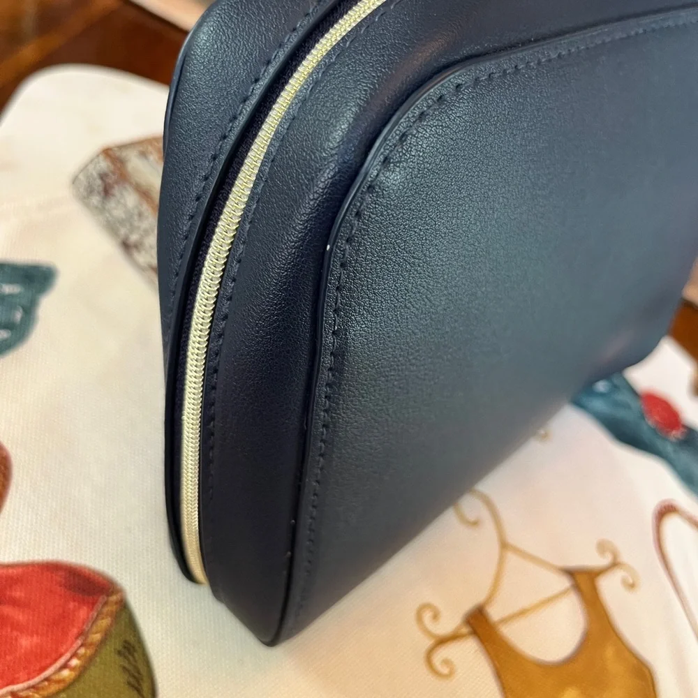 Salvatore Ferragamo Parfums Midnight Blue Cosmetic Pouch or Clutch (NWOT Gift)